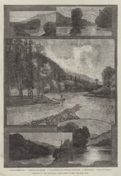 Sketches on the Cascapediac River, Lower Canada